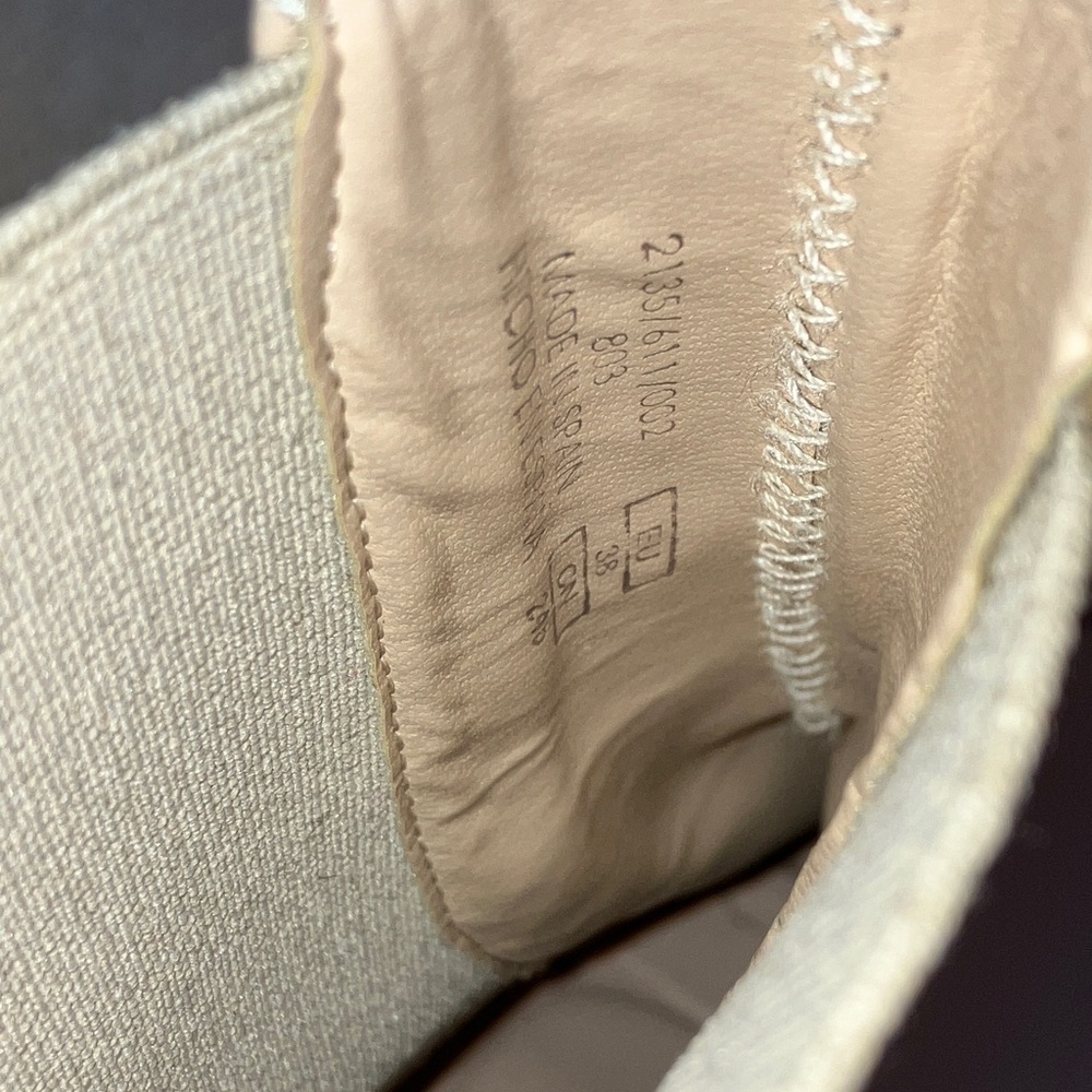 Zara Women’s size 38 dusty rose  Combat Boots - Picture 3 of 16